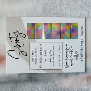 Sporty Nails Color Blur peel and stick nail polish strips
